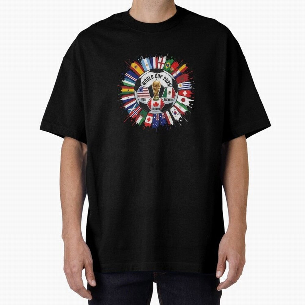 World Cup 2026 Kids, USA Mexico Canada Host Countries, International Football Flags Top, Gameday Soccer Apparel, Soccer Fan Youth Classic T-Shirt Bring the FIFA World Cup 2026 USA Canada Mexico Journey through CR7 and Messi Highlights, Netherlands