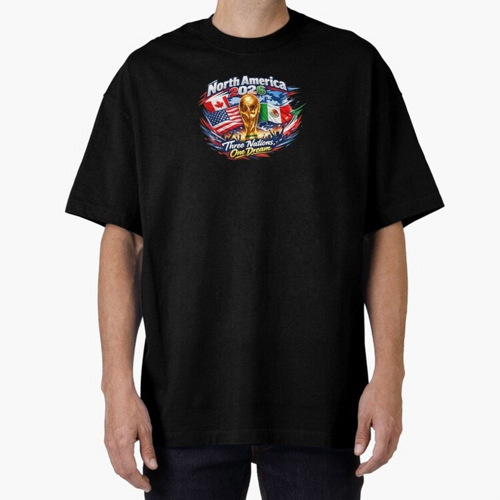 2026 Football Fan Design - North America - Three Nations One Dream Classic T-Shirt Live the Energy of the FIFA World Cup 2026 Group Stage Journey through Haaland and Mbappe Highlights, Brazil, Portugal and Argentina Pride, Fan Favorite Moments,