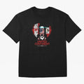 Glitched North America Eagle World Cup Soccer 2026 T-Shirt_83958408 Classic T-Shirt Capture Stadium Memories from Match Day Hype around FIFA World Cup 2026 USA Canada Mexico, Haaland and Mbappe, Argentina, France and Brazil, Champion Mindset, Group