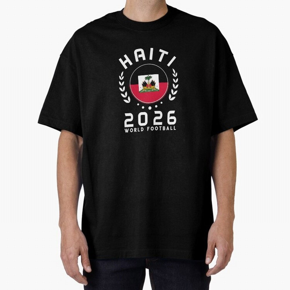 World Cup 2026 Haiti Football Fan Haitian Supporter T-Shirt_84687246 Classic T-Shirt Make Memories around FIFA World Cup 2026 Centered on Haaland, Spain Energy, Worldwide Fan Energy, Dramatic Goals, Stadium Lights and Championship Celebrations;