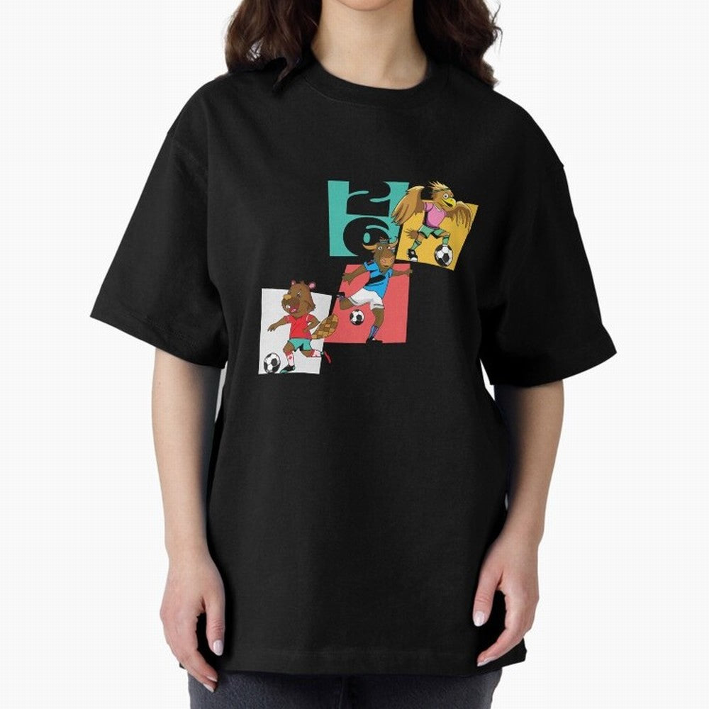 North America Mascots 2 T-Shirt_83568192 Classic T-Shirt Make Memories around FIFA World Cup 2026 USA Canada Mexico Connected to Messi, France Energy, Classic Soccer Heritage, Championship Pressure, Fan Loyalty and International Pride; Perfect for