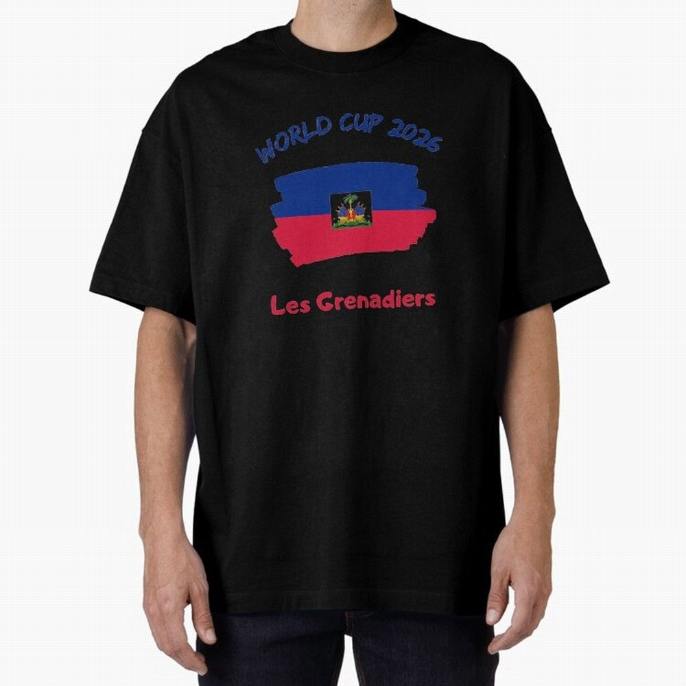 Haiti Football Fan Haitian Soccer Supporter National Team Pride Caribbean 2026 T-Shirt_90544900 Classic T-Shirt Celebrate Fan Culture around FIFA World Cup 2026 USA Canada Mexico Connected to Mbappe and Neymar, Argentina and Brazil Energy, Classic