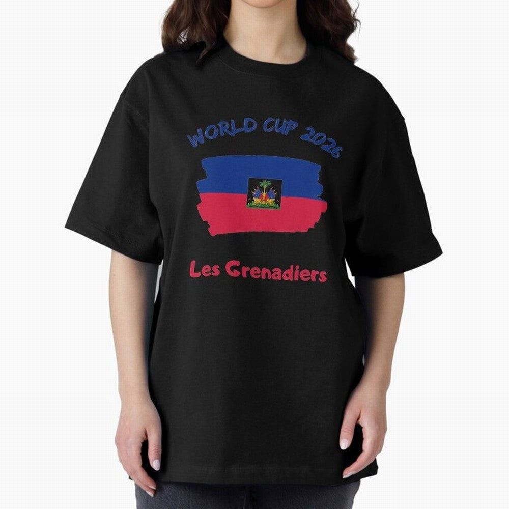 Haiti Football Fan Haitian Soccer Supporter National Team Pride Caribbean 2026 T-Shirt_90544900 Classic T-Shirt Celebrate Fan Culture around FIFA World Cup 2026 USA Canada Mexico Connected to Mbappe and Neymar, Argentina and Brazil Energy, Classic