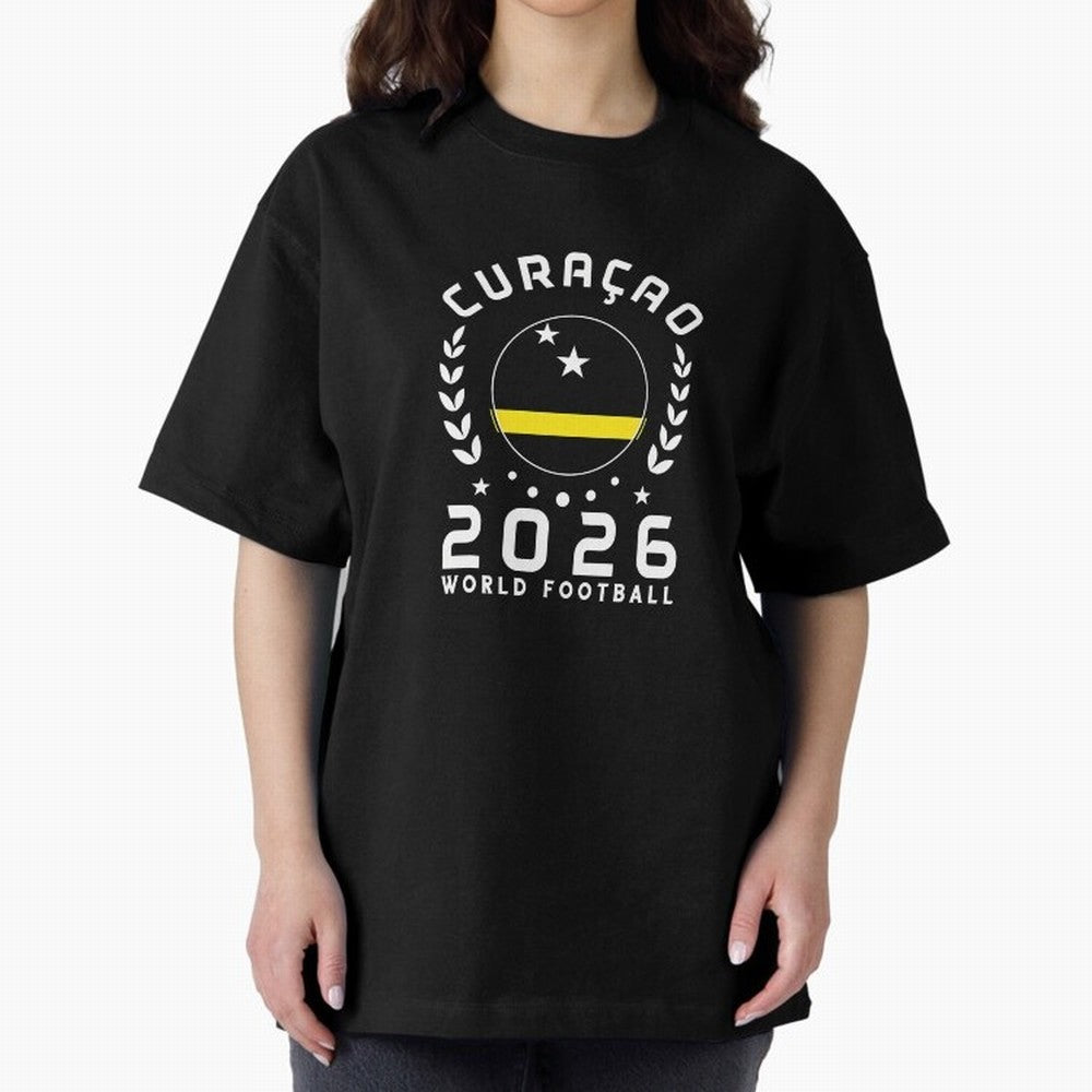 World Cup 2026 Curacao Football Fan Curacaoan Supporter T-Shirt_85310550 Classic T-Shirt Carry National Pride through FIFA World Cup 2026 for Fans of Mbappe and England, France and Netherlands, Bringing Championship Spirit, Famous Goals, Roaring