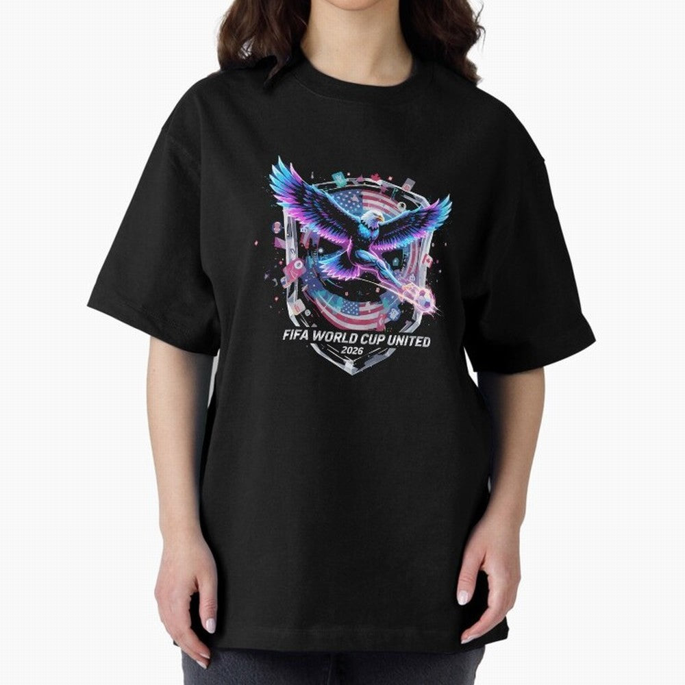 FIFA World Cup 2026 United Eagle Soccer Art T-Shirt_86867742 Classic T-Shirt Bring a Champion Mindset to Global Football Passion for FIFA World Cup 2026, Connected to Mbappe and Neymar, Brazil, Stadium Memories, Football Loyalty, International