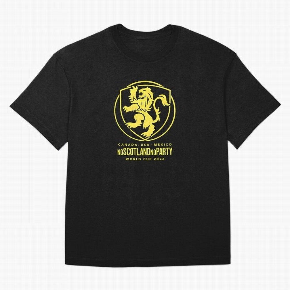 Scotland World Cup 2026 No Scotland No Party T-Shirt_83987455 Classic T-Shirt Represent Football Lovers during FIFA World Cup 2026 USA Canada Mexico Spirit, Inspired by Portugal, CR7, Classic Soccer Heritage, Championship Pressure, Fan Loyalty and