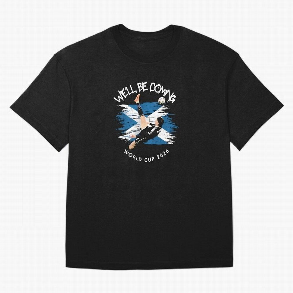 We'll be coming 2026 - Scotland World Cup 2026 ¨C Tartan Army Returns T-Shirt_83870657 Classic T-Shirt Fuel Match Day Hype around FIFA World Cup 2026 Group Stage, Mbappe, France and Portugal, Game Day Rituals, Football Legends, Country Pride and