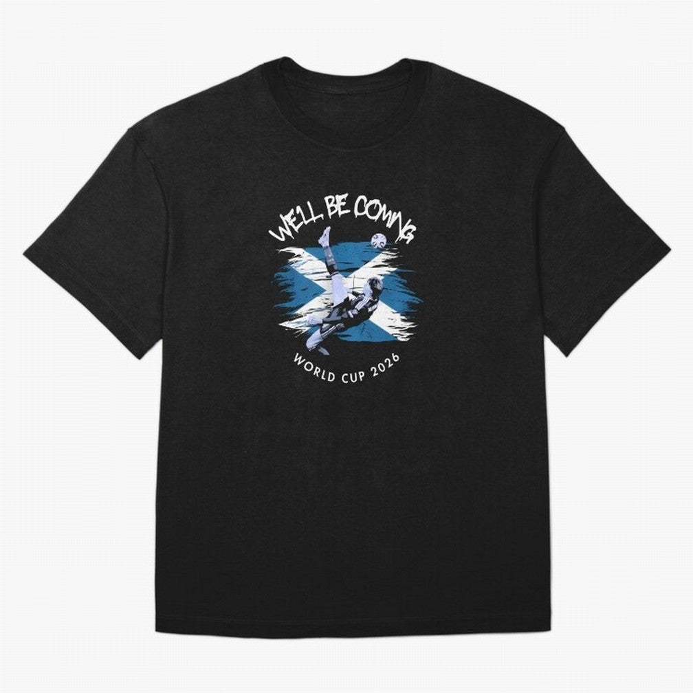 We'll be coming 2026 - Tartan Army Returns T-Shirt_83870751 Classic T-Shirt Spotlight Match Day Hype around FIFA World Cup 2026 USA Canada Mexico, Neymar, Haaland and Cristiano Ronaldo, England, France and Netherlands, Fan Favorite Moments,
