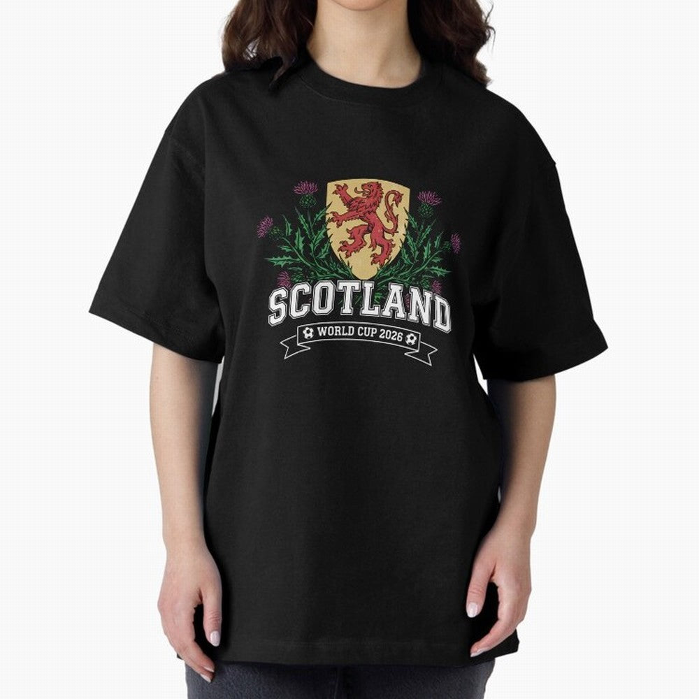 Scotland World Cup 2026 - Tartan Army Football Fan, USA Mexico Canada, Sports Souvenir T-Shirt_84153702 Classic T-Shirt Feel the Trophy Chase of Match Day Hype around FIFA World Cup 2026 USA Canada Mexico, CR7 and Messi, England, Retro Football