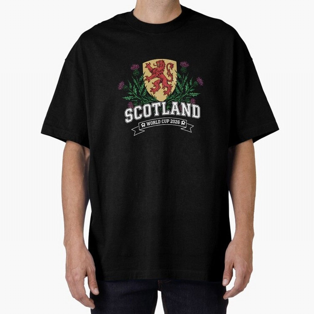 Scotland World Cup 2026 - Tartan Army Football Fan, USA Mexico Canada, Sports Souvenir T-Shirt_84153702 Classic T-Shirt Feel the Trophy Chase of Match Day Hype around FIFA World Cup 2026 USA Canada Mexico, CR7 and Messi, England, Retro Football