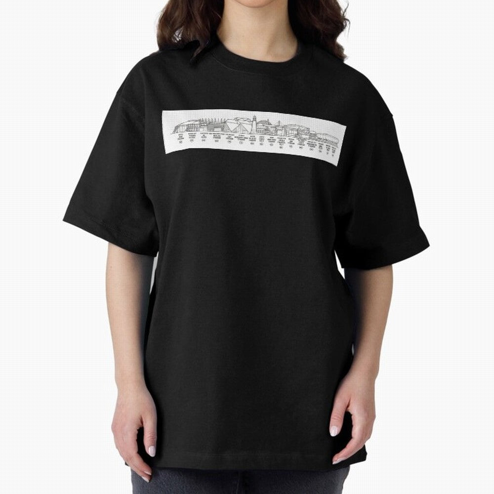 World Cup 2026 Stadium Skyline Classic T-Shirt Keep Football History Alive during the FIFA World Cup 2026 USA Canada Mexico Journey through Messi and Cristiano Ronaldo Highlights, Portugal, Spain and Germany Pride, Championship Spirit, Famous