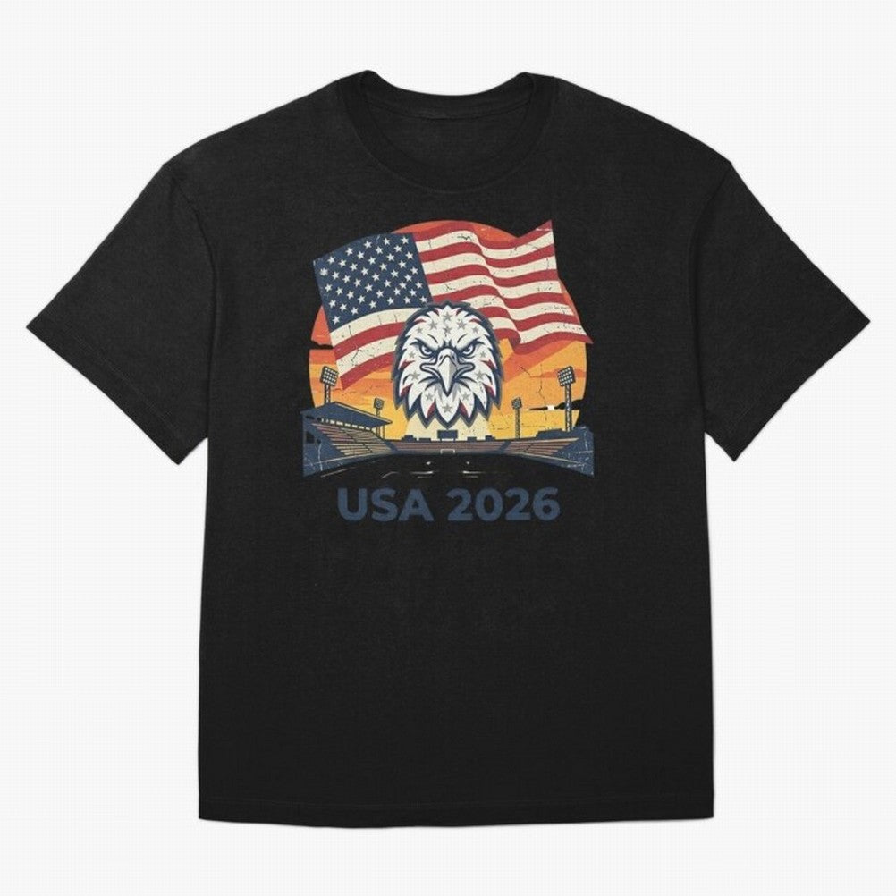American Eagle 2026 USA World Cup Classic T-Shirt Turn Every Weekend Toward Match Day Hype around FIFA World Cup 2026, Cristiano Ronaldo, Netherlands, Football History, Final Match Energy, Crowd Noise and Once in a Lifetime Moments; Ideal for