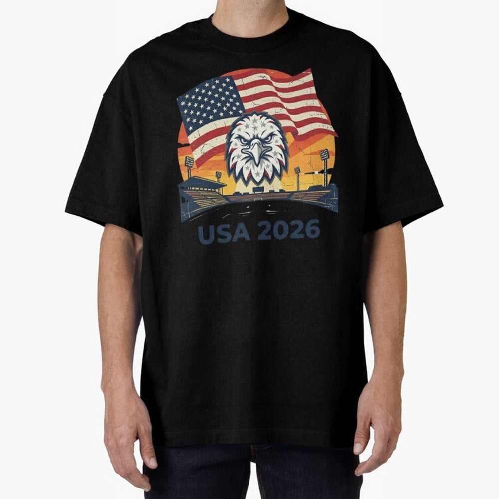 American Eagle 2026 USA World Cup Classic T-Shirt Turn Every Weekend Toward Match Day Hype around FIFA World Cup 2026, Cristiano Ronaldo, Netherlands, Football History, Final Match Energy, Crowd Noise and Once in a Lifetime Moments; Ideal for
