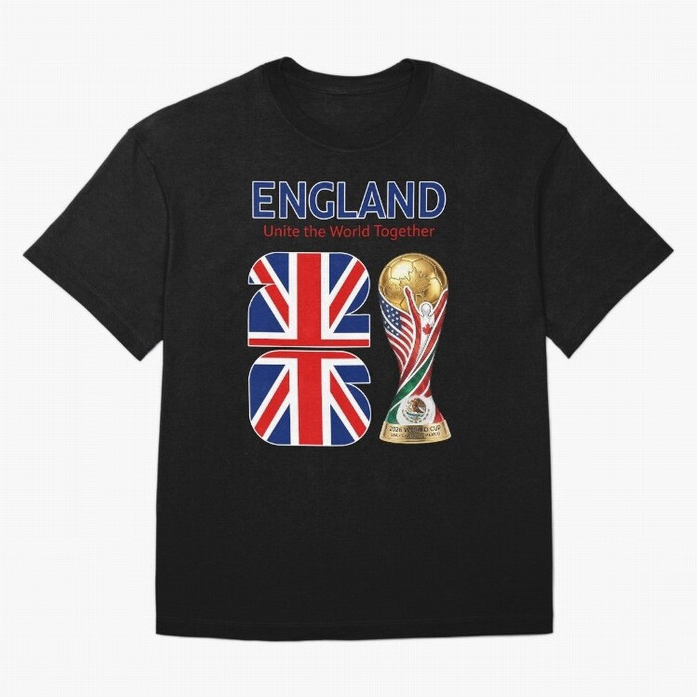 World Cup 2026, IMG 029, ENGLAND 001 Classic T-Shirt Carry the FIFA World Cup 2026 Group Stage Journey through Neymar, Haaland and Cristiano Ronaldo Highlights, France Pride, Goal Celebration Energy, Supporter Heritage, Football Icons and Worldwide