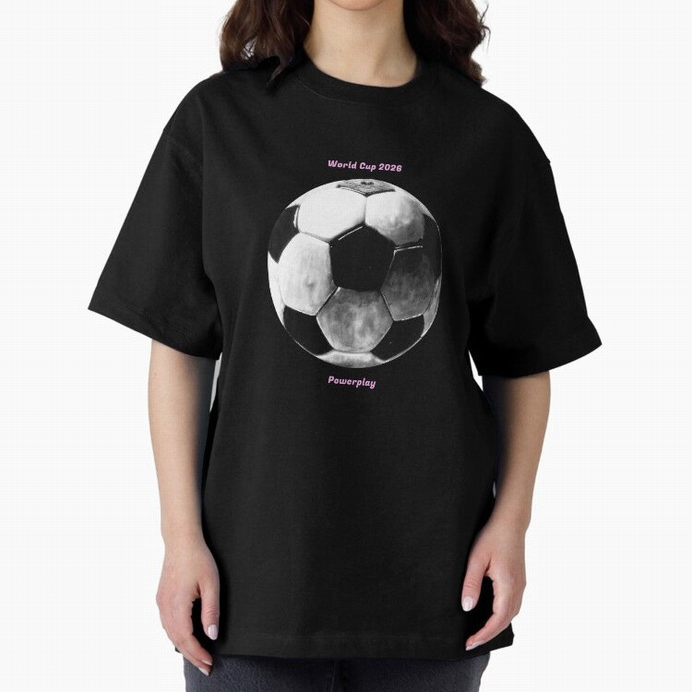 Powerplay World Cup 2026 Classic T-Shirt Wear the Spirit of FIFA World Cup 2026 for Fans of CR7 and Messi and France, Bringing Vintage Soccer Flavor, Modern Football Stars, National Flags and Final Night Emotion; Perfect for Fans, Collectors,