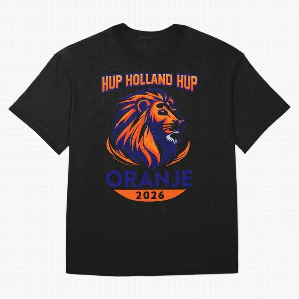 Netherlands World Cup 2026 Fan Art Classic T-Shirt Follow the Road to FIFA World Cup 2026 USA Canada Mexico Capturing Messi, Neymar and Mbappe, Spain Energy, Championship Spirit, Famous Goals, Roaring Crowds and International Football Unity;