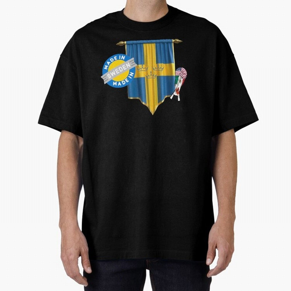 Sweden WC 2026 Classic T-Shirt Celebrate the Stars of FIFA World Cup 2026 USA Canada Mexico Spirit, with Argentina and Brazil, Messi, CR7 and Mbappe, Sports Nostalgia, International Competition, Famous Players and Unforgettable Victories; Ideal for