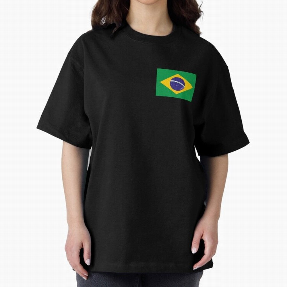 Brazil Flag Classic T-Shirt Honor the Football Icons of the FIFA World Cup 2026 USA Canada Mexico Journey through CR7 Highlights, Portugal, Spain and Germany Pride, Football Festival Excitement, Trophy Ambitions, Country Rivalries and Star Player