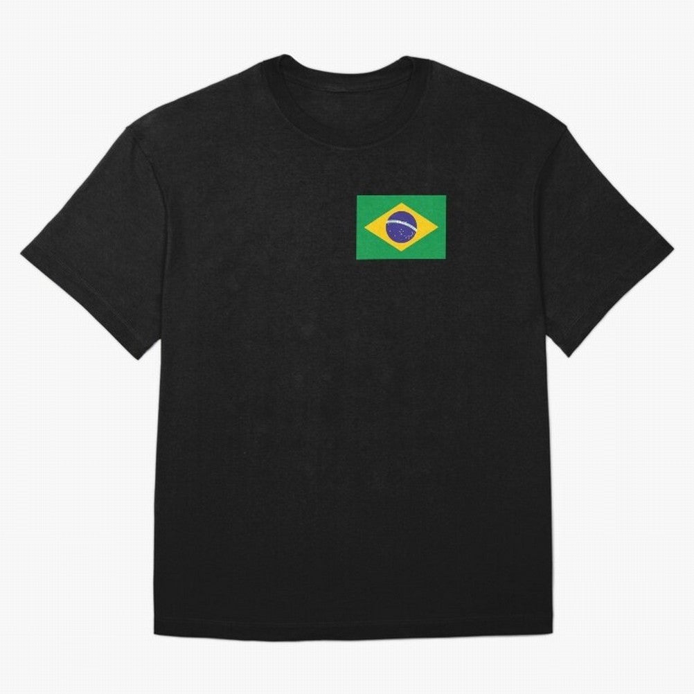 Brazil Flag Classic T-Shirt Honor the Football Icons of the FIFA World Cup 2026 USA Canada Mexico Journey through CR7 Highlights, Portugal, Spain and Germany Pride, Football Festival Excitement, Trophy Ambitions, Country Rivalries and Star Player