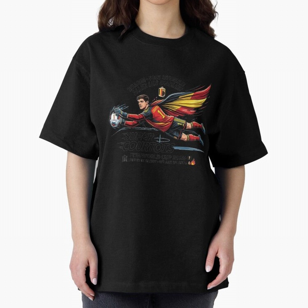 Thibaut Courtois Fan Art Classic T-Shirt Build Match Day Hype around FIFA World Cup 2026, Mbappe and Neymar, Spain, Game Day Rituals, Football Legends, Country Pride and the Road to the Final; Perfect for Supporters Who Want Bold Football Energy,