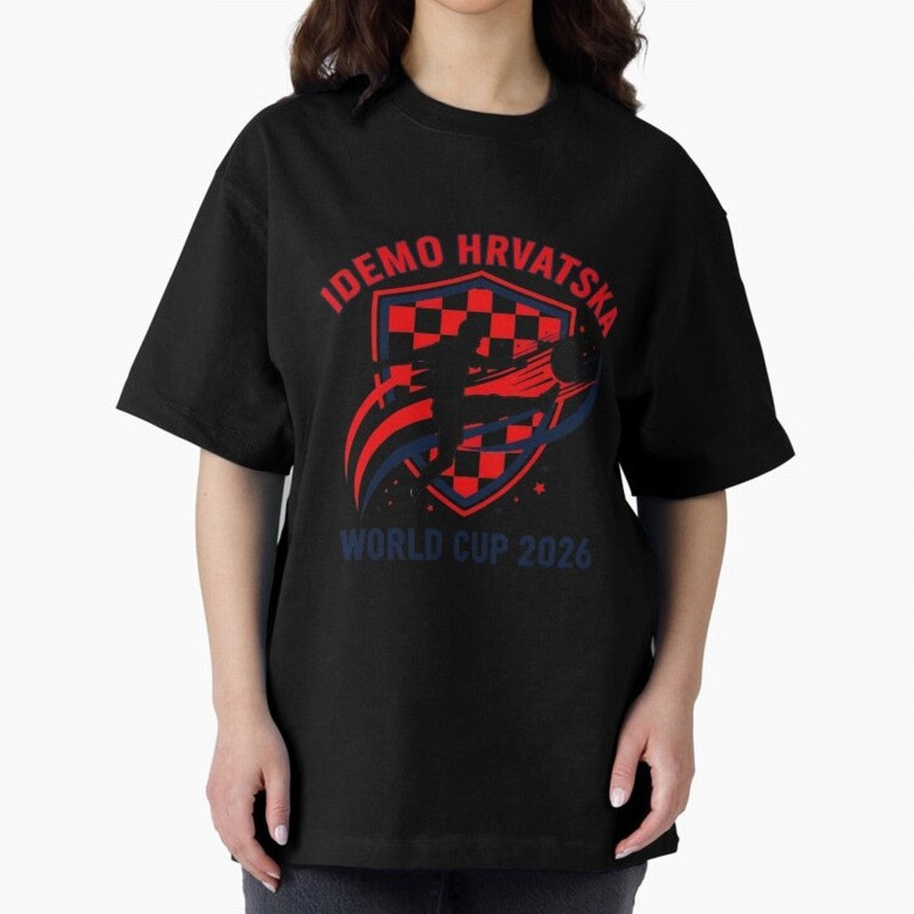 Croatia World Cup 2026 Fan Art Classic T-Shirt Stand Out with Spirit from Global Football Passion for FIFA World Cup 2026 Group Stage, Made for Cristiano Ronaldo, France and Portugal, Match Day Excitement, Supporter Culture, Golden Goals and Global