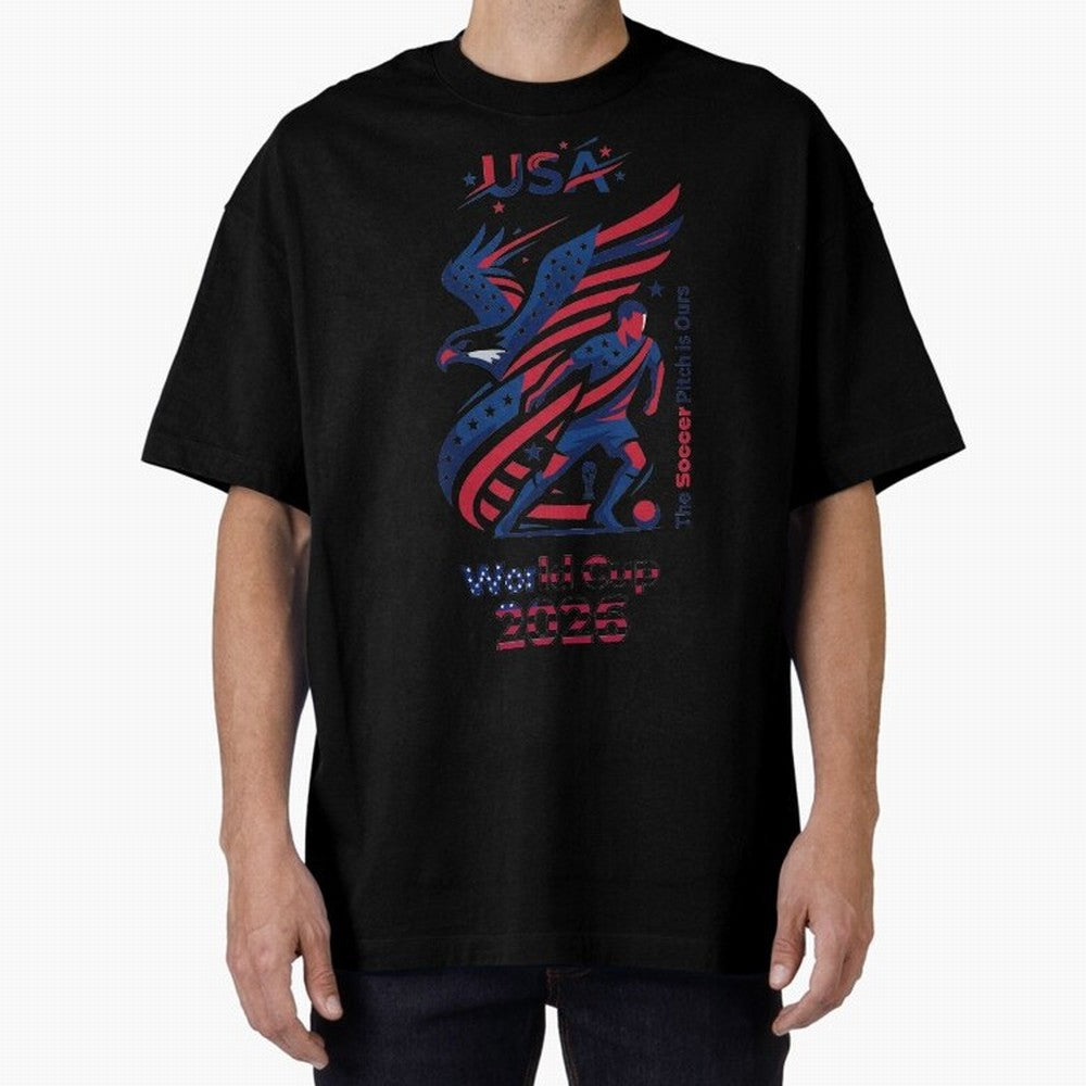 USA Soccer Shirt 2026 - Heritage Eagle World Cup Fan Tee - Premium Gildan Softstyle Unisex Football T-Shirt - United States Supporter Gear Classic T-Shirt Stand Out with Spirit from FIFA World Cup 2026 Spirit, Centered on Portugal, Cristiano