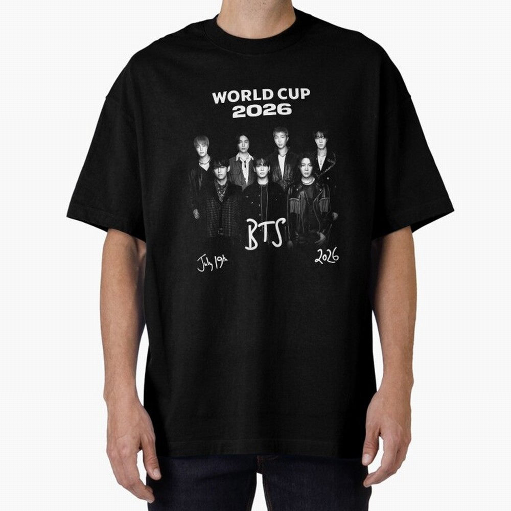 BTS World Cup 2026 Special Edition - OT7 Team Photo Classic T-Shirt Celebrate the Road through the FIFA World Cup 2026 Journey through Cristiano Ronaldo, Haaland and CR7 Highlights, France and Portugal Pride, Retro Football Energy, Iconic