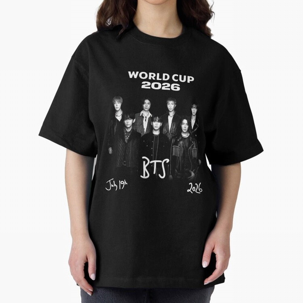 BTS World Cup 2026 Special Edition - OT7 Team Photo Classic T-Shirt Celebrate the Road through the FIFA World Cup 2026 Journey through Cristiano Ronaldo, Haaland and CR7 Highlights, France and Portugal Pride, Retro Football Energy, Iconic