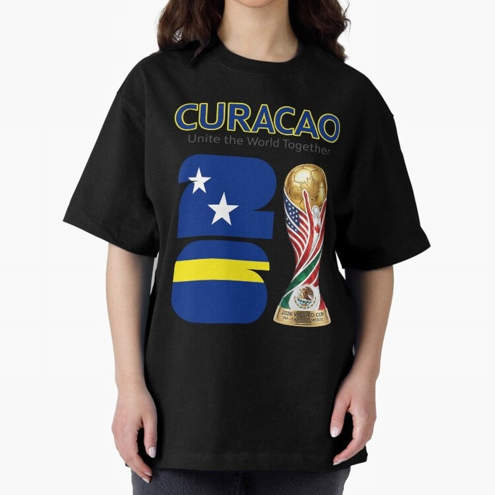 World Cup 2026, IMG 028, CURACAO 001 Classic T-Shirt Join Supporters Worldwide for FIFA World Cup 2026 Group Stage for Fans of CR7 and Messi and Netherlands, Bringing Football History, Final Match Energy, Crowd Noise and Once in a Lifetime Moments;