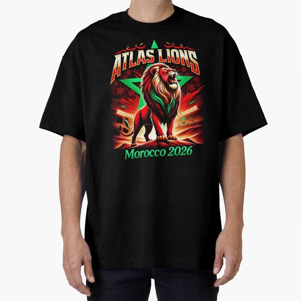 Morocco Football Fan Classic T-Shirt Celebrate Classic Football Spirit in FIFA World Cup 2026 Group Stage Spirit, Driven by England and Germany, Haaland, Football Festival Excitement, Trophy Ambitions, Country Rivalries and Star Player Buzz; Made