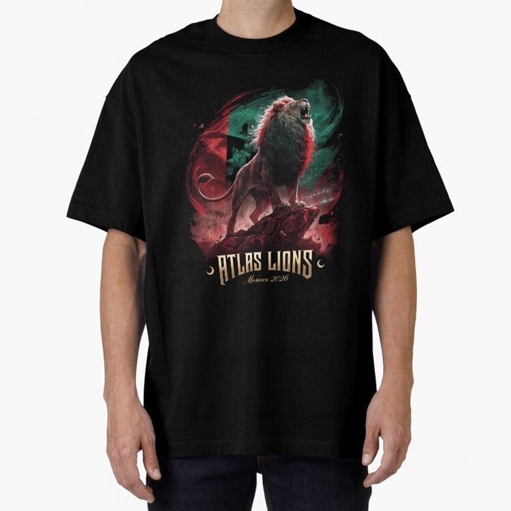 Morocco - The Atlas Lions Classic T-Shirt Spotlight Global Football Passion for FIFA World Cup 2026 Group Stage, Centered on Haaland and Mbappe, Spain and Netherlands, Stadium Chants, National Pride, Trophy Dreams and Unforgettable Football