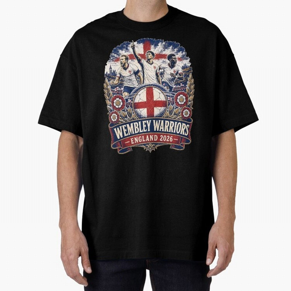 Wembley Warriors Classic T-Shirt Feel International Energy from FIFA World Cup 2026 Spirit, Connected to France and Portugal, Messi, Neymar and Mbappe, Soccer Culture, Superstar Moments, National Team Dreams and Competitive Fire; Perfect for People