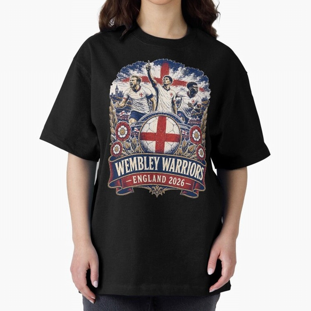 Wembley Warriors Classic T-Shirt Feel International Energy from FIFA World Cup 2026 Spirit, Connected to France and Portugal, Messi, Neymar and Mbappe, Soccer Culture, Superstar Moments, National Team Dreams and Competitive Fire; Perfect for People
