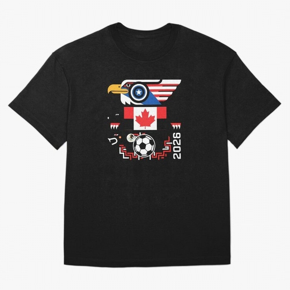 North America Spirit Cup 2026 T-Shirt_82734510 Classic T-Shirt Celebrate FIFA World Cup 2026 Group Stage Made for CR7 and Messi, Brazil, Portugal and Argentina Energy, Goal Celebration Energy, Supporter Heritage, Football Icons and Worldwide