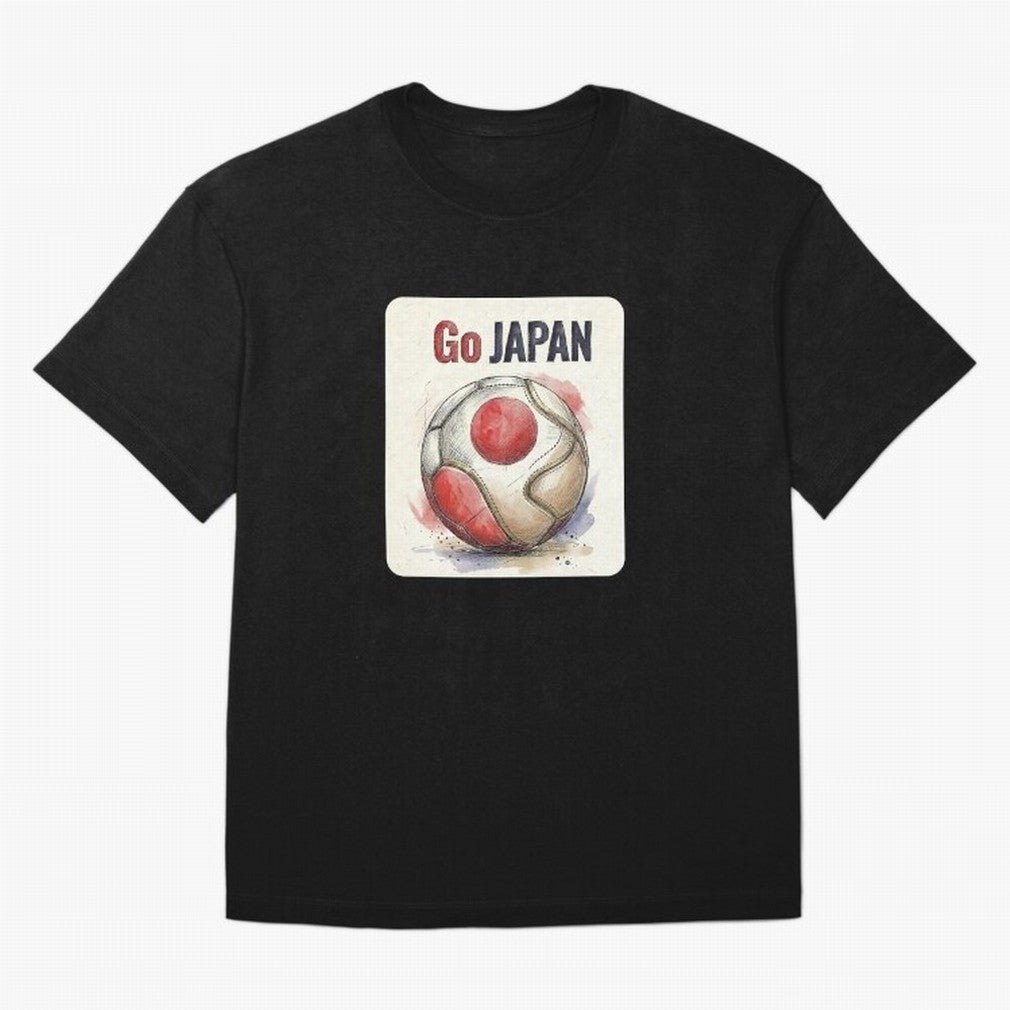 Go Japan Soccer Ball Flag | Japanese Football Fan Graphic Tee Classic T-Shirt Wear the Spirit of Global Football Passion for FIFA World Cup 2026 Group Stage, Inspired by Haaland, Spain, Supporter Pride, Iconic Celebrations, Legendary Names and