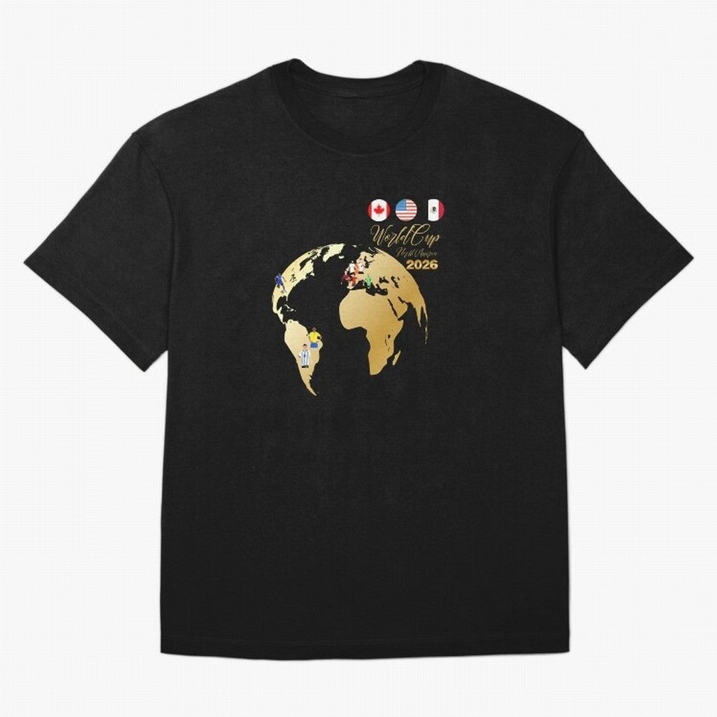World Cup 2026 T-Shirt_70890629 Classic T-Shirt Live the Energy of Match Day Hype around FIFA World Cup 2026 Group Stage, Messi, Neymar and Mbappe, Argentina and Brazil, Sports Nostalgia, International Competition, Famous Players and Unforgettable