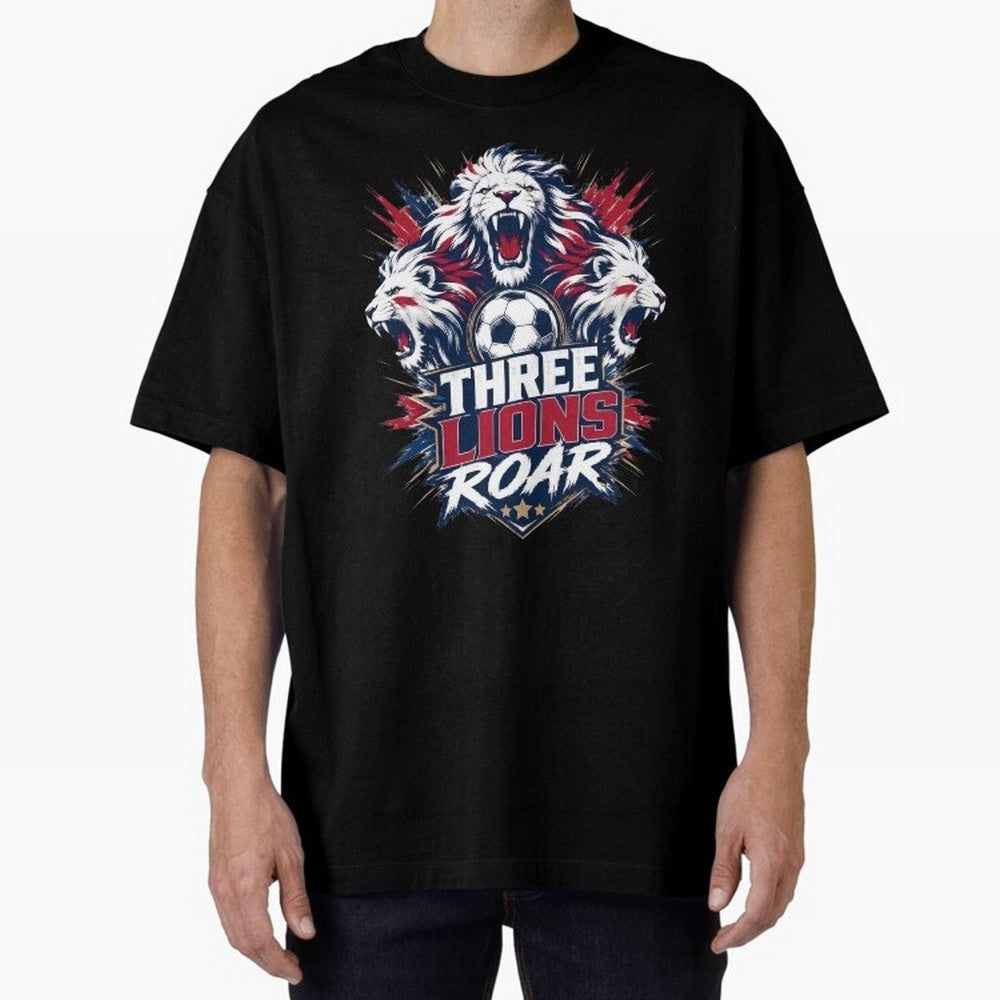 Three Lions Roar England World Cup 26 Tee Classic T-Shirt Bring World Football Passion into the FIFA World Cup 2026 Journey through Cristiano Ronaldo Highlights, England and Germany Pride, Stadium Memories, Football Loyalty, International Chants