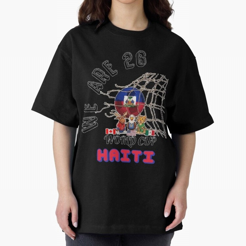 World cup 26 - Haiti Classic T-Shirt Build Global Football Passion for FIFA World Cup 2026 Group Stage, Centered on Haaland and Mbappe, England, Vintage Soccer Flavor, Modern Football Stars, National Flags and Final Night Emotion; Built for
