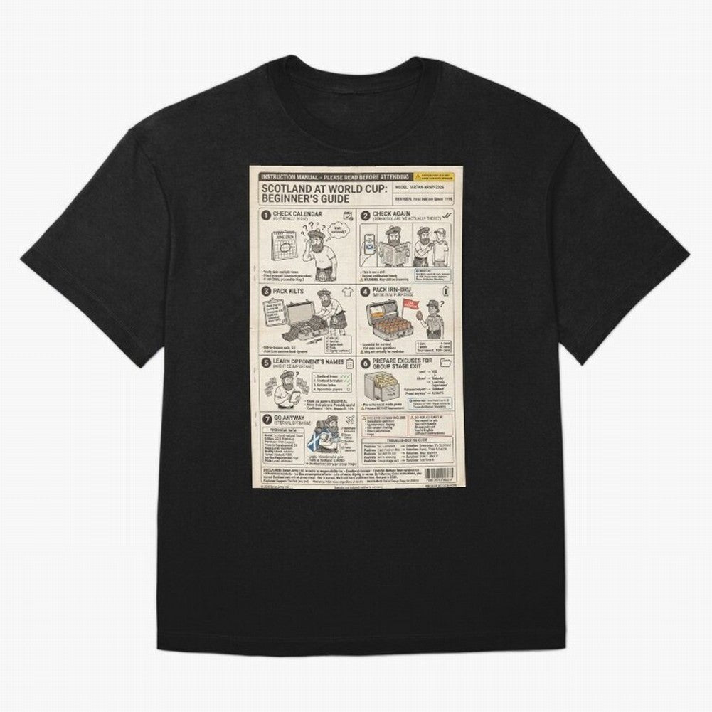 Scotland's Beginners Guide To The World Cup Classic T-Shirt Enjoy Global Football Passion for FIFA World Cup 2026 USA Canada Mexico, Celebrating Haaland and Mbappe, Portugal, Stadium Chants, National Pride, Trophy Dreams and Unforgettable Football