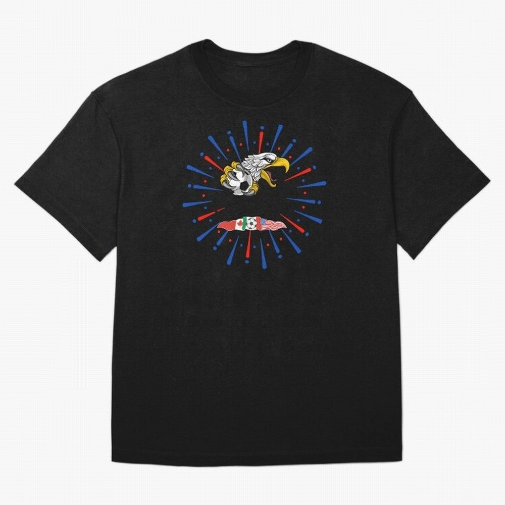USA WC 2026 Classic T-Shirt Experience the FIFA World Cup 2026 Journey through CR7 Highlights, France and Portugal Pride, Retro Football Energy, Iconic Rivalries, Trophy Chase Drama and Stadium Atmosphere; Ideal for Fans Who Follow Messi, Cristiano
