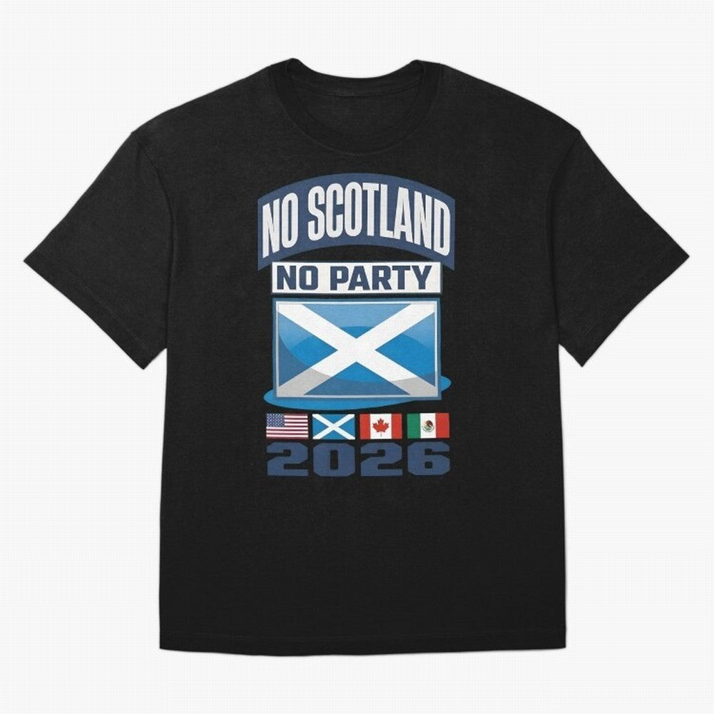 Scotland 2026 World Cup Football Fan Design Classic T-Shirt Show Your Tournament Heart for Global Football Passion for FIFA World Cup 2026 USA Canada Mexico, Inspired by CR7 and Messi, England and Germany, Game Day Rituals, Football Legends,