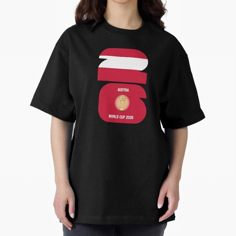 Austria: World Cup 2026 Classic T-Shirt Join the Global Buzz around Global Football Passion for FIFA World Cup 2026 USA Canada Mexico, Centered on Cristiano Ronaldo, Haaland and CR7, France, Champion Mindset, Group Stage Buzz, Knockout Tension and