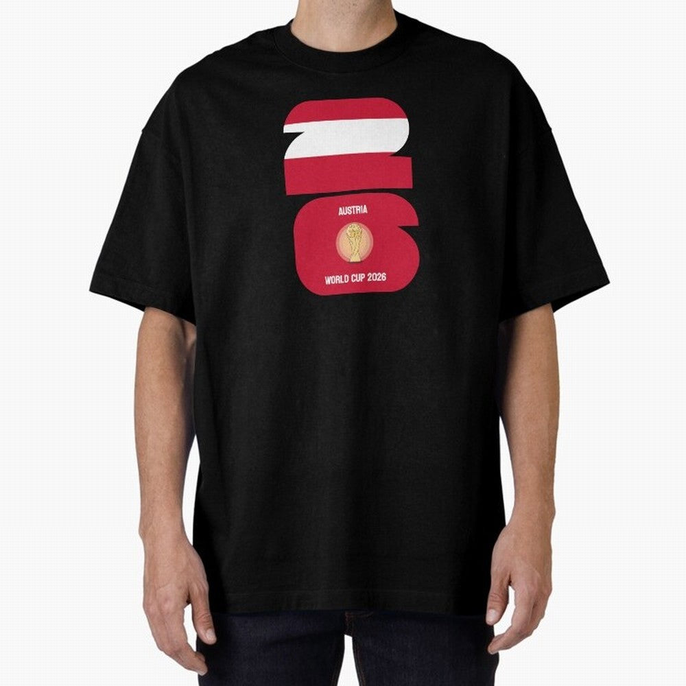 Austria: World Cup 2026 Classic T-Shirt Join the Global Buzz around Global Football Passion for FIFA World Cup 2026 USA Canada Mexico, Centered on Cristiano Ronaldo, Haaland and CR7, France, Champion Mindset, Group Stage Buzz, Knockout Tension and