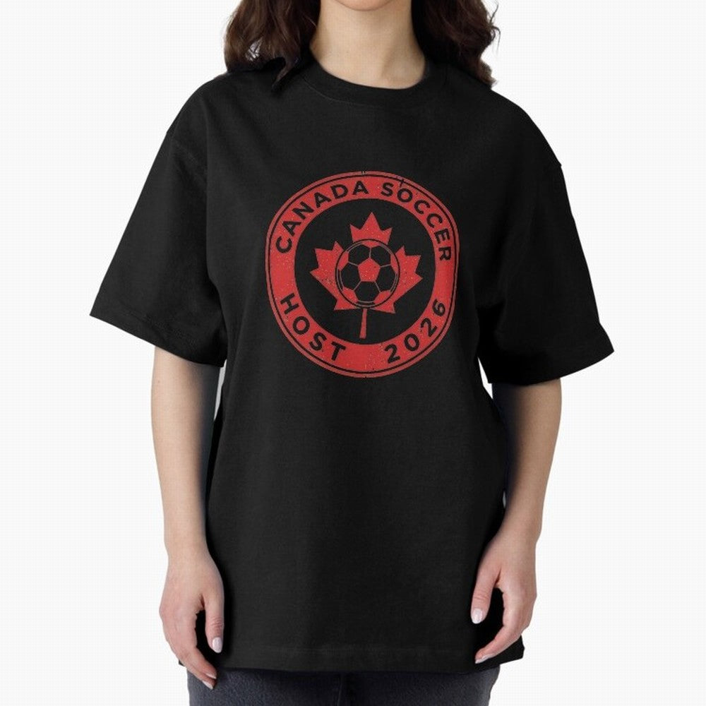 Canada Soccer Host 2026 Emblem Design T-Shirt_83133385 Classic T-Shirt Represent the Passion of FIFA World Cup 2026 Spirit, Built around England, France and Netherlands, Mbappe and Neymar, Soccer Culture, Superstar Moments, National Team Dreams and