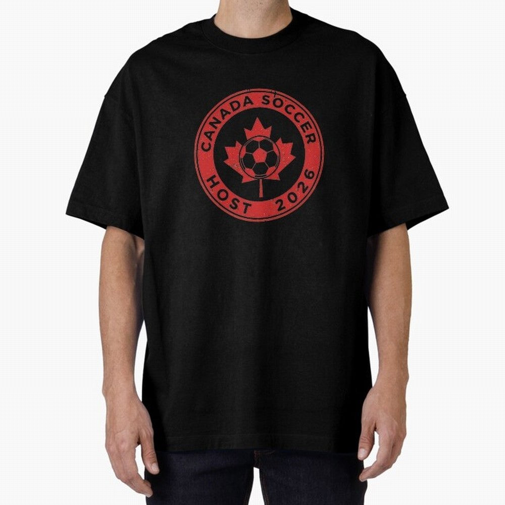 Canada Soccer Host 2026 Emblem Design T-Shirt_83133385 Classic T-Shirt Represent the Passion of FIFA World Cup 2026 Spirit, Built around England, France and Netherlands, Mbappe and Neymar, Soccer Culture, Superstar Moments, National Team Dreams and