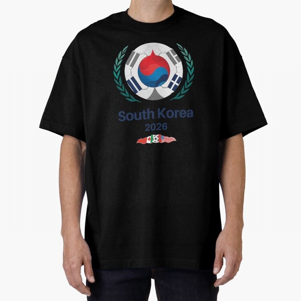 South Korea 2026 Classic T-Shirt Elevate FIFA World Cup 2026 USA Canada Mexico Spirit, Connected to Portugal, Messi, Neymar and Mbappe, Fan Favorite Moments, National Team Passion, Big Match Drama and Soccer History; Perfect for Supporters Who Want