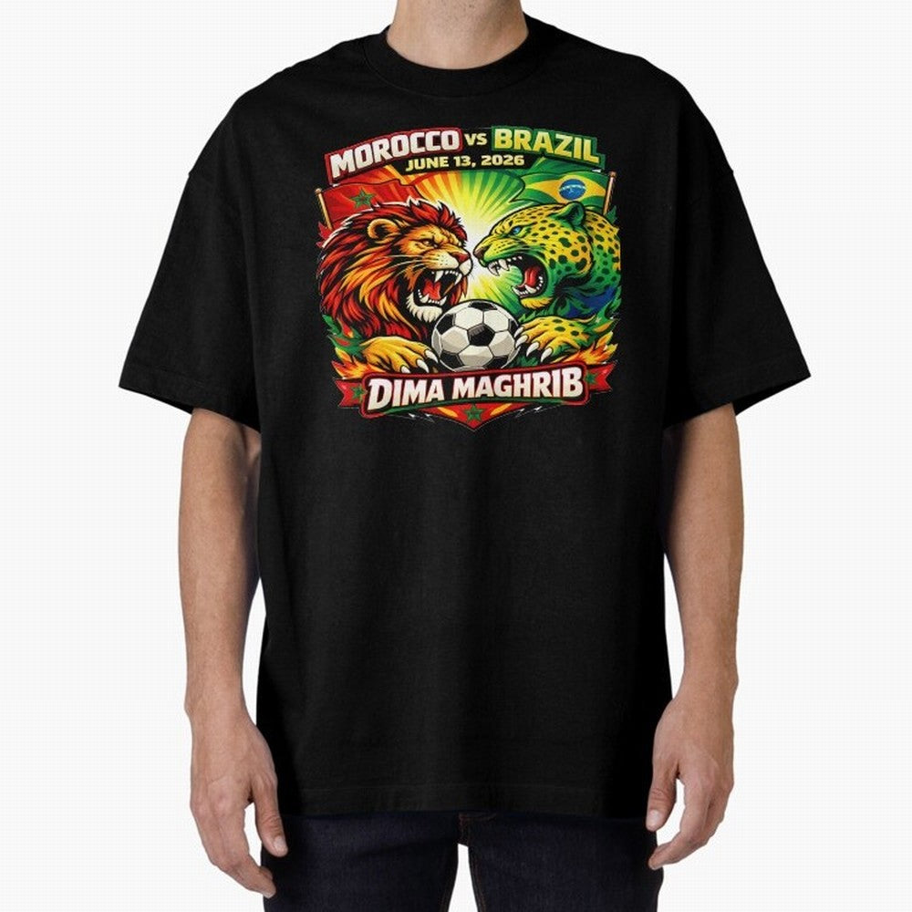 World Cup 2026, Dima Maghrib, June 13, 2026, We Are Morocco, Go Morocco, Morocco vs Brazil, Morocco World Cup 2026, World Morocco, Maghrib Classic T-Shirt Remember FIFA World Cup 2026 Featuring Haaland, France Energy, Supporter Pride, Iconic