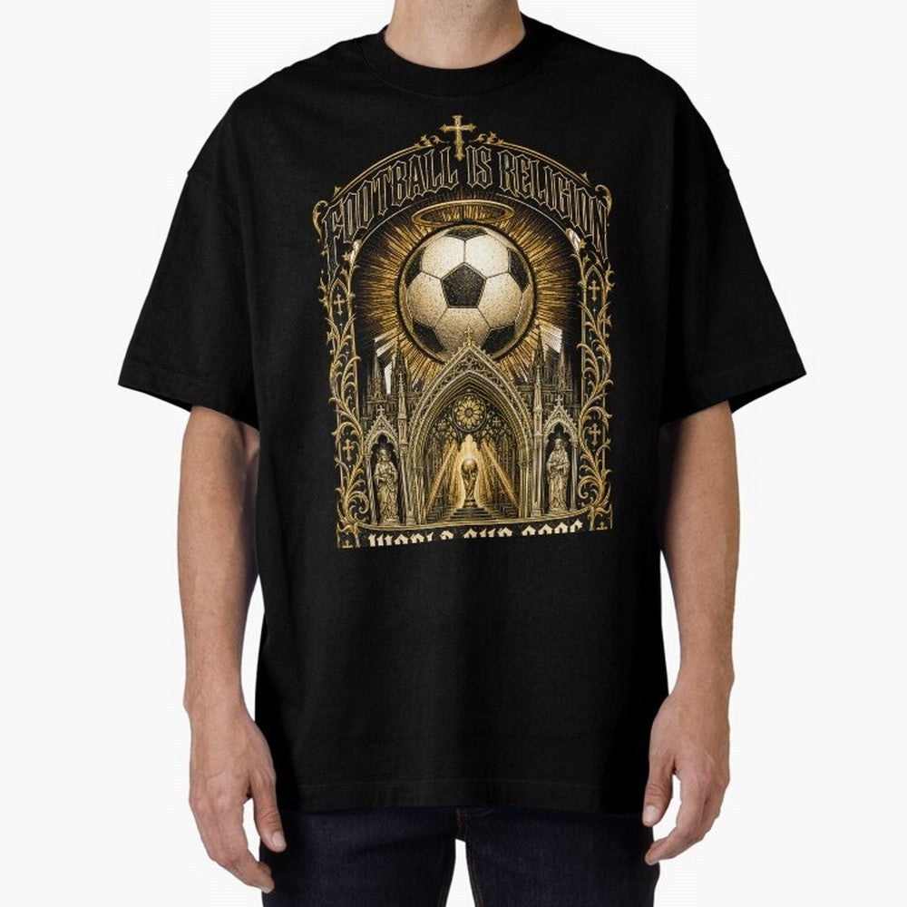 Football Is Religion World Cup 2026 Soccer T-Shirt Classic T-Shirt Carry National Pride through the FIFA World Cup 2026 Journey through Cristiano Ronaldo, Haaland and CR7 Highlights, Brazil Pride, Football History, Final Match Energy, Crowd Noise