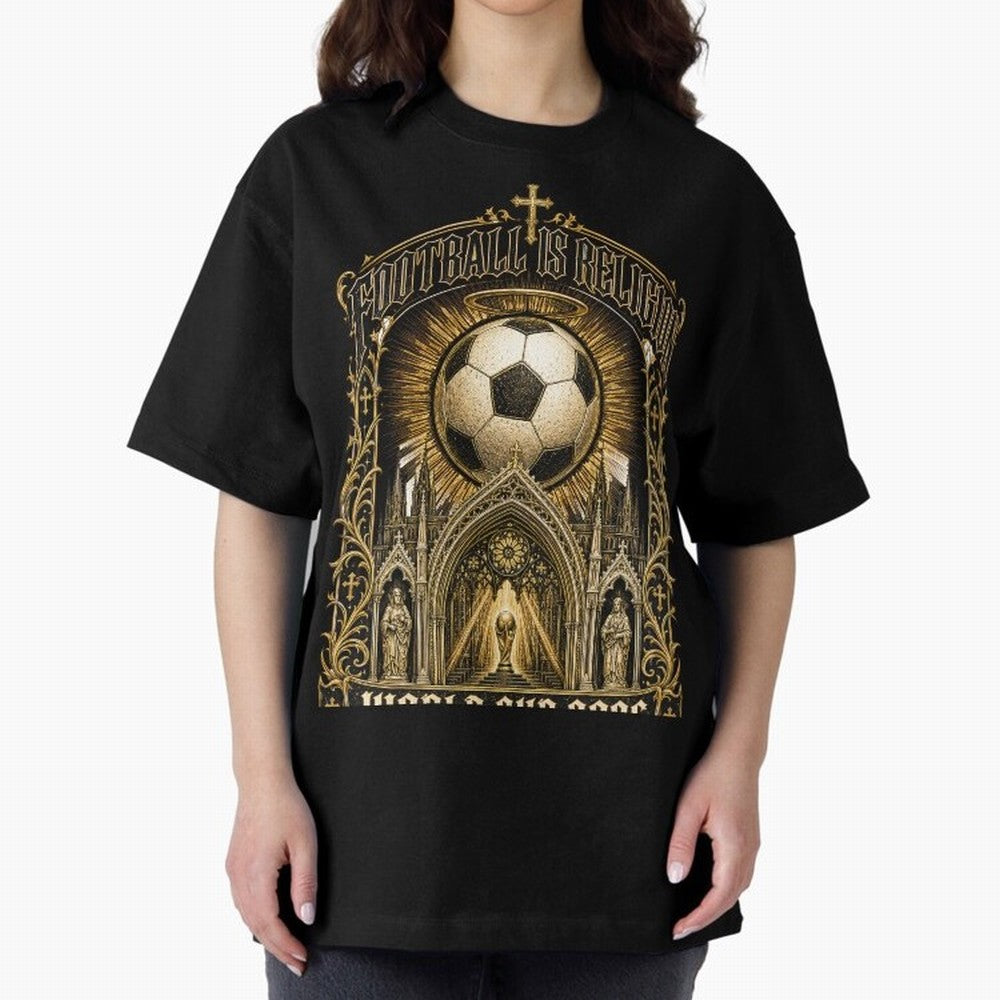 Football Is Religion World Cup 2026 Soccer T-Shirt Classic T-Shirt Carry National Pride through the FIFA World Cup 2026 Journey through Cristiano Ronaldo, Haaland and CR7 Highlights, Brazil Pride, Football History, Final Match Energy, Crowd Noise