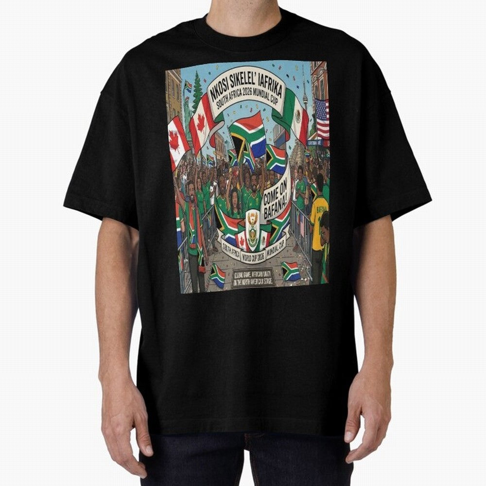 Soiuth Africa Classic T-Shirt Embrace FIFA World Cup 2026 Spirit, Highlighting Argentina, Haaland, Global Supporter Spirit, Legendary Goals, National Colors and Tournament Celebration; Ideal for Passionate Fans Who Love Underdog Stories, Superstar